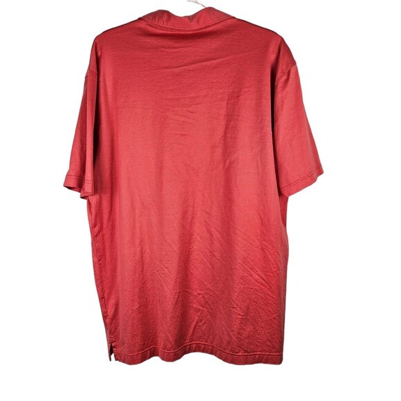 Masters Collection Mens Pima Cotton Polo Shirt Size L Salmon Golf Soft - Picture 5 of 7